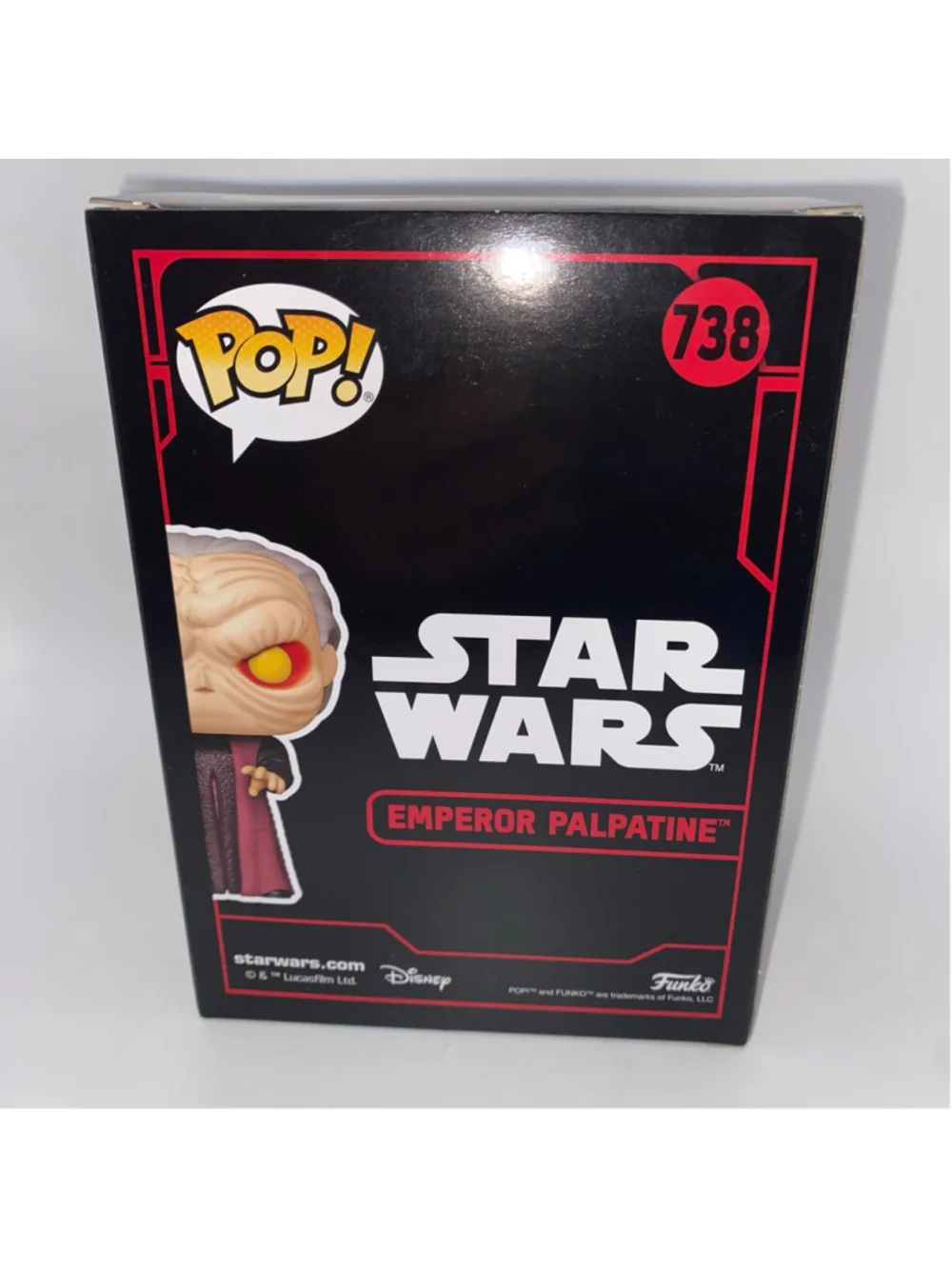 Funko Pop! Star Wars Emperor Palpatine Bobble Figure 738